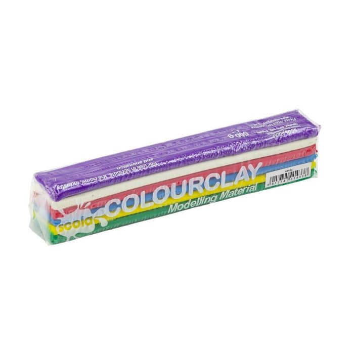 Colour Clay 500g Bar - Rainbow Colours