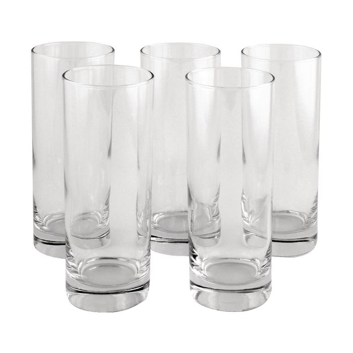 Tall Tumbler Glasses - Pack of 6 Tall Tumbler Glasses - Pack of 6
