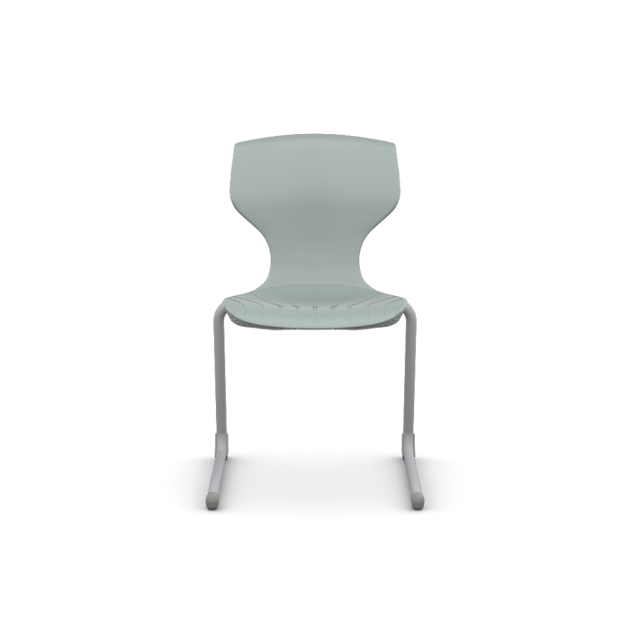 Cogni Revrse Cantilever Chair with Glides Gry Frame Hzy Jade Cogni Revrse Cantilever Chair with Glides Gry Frame Hzy Jade