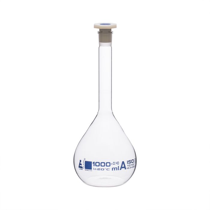 Flask Volumetric Class A Cap 1000ml 24/29 Flask Volumetric Class A Cap 1000ml 24/29
