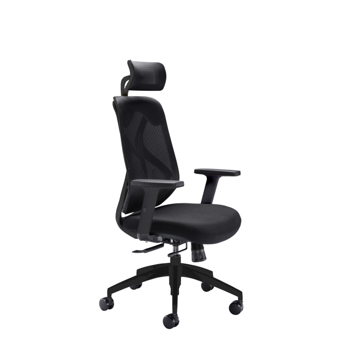 Maldini High Back Office Chair - Black