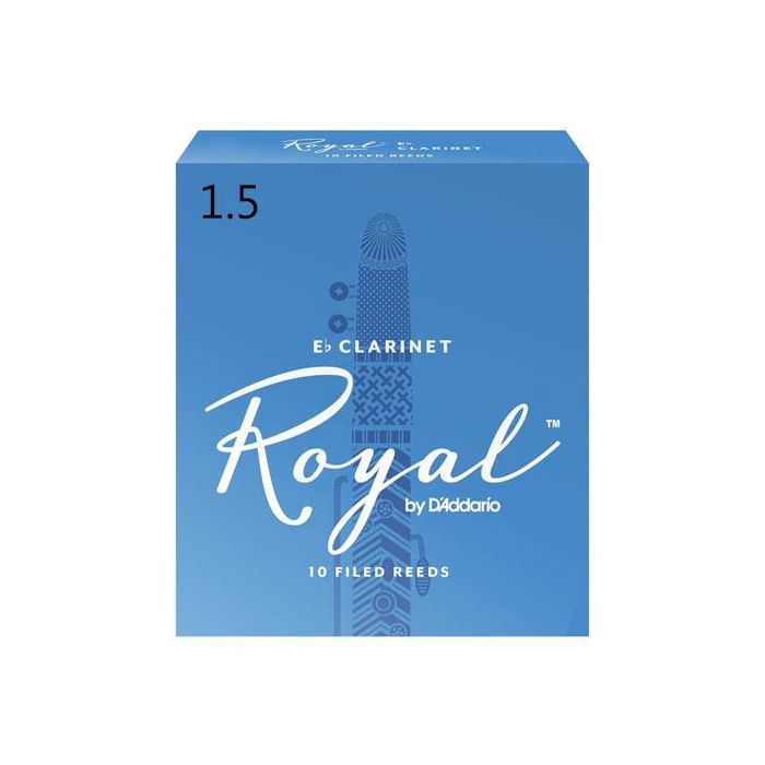 Rico Royal Eb Clarinet Reeds - 1.5 (x10) Rico Royal Eb Clarinet Reeds - 1.5 (x10)