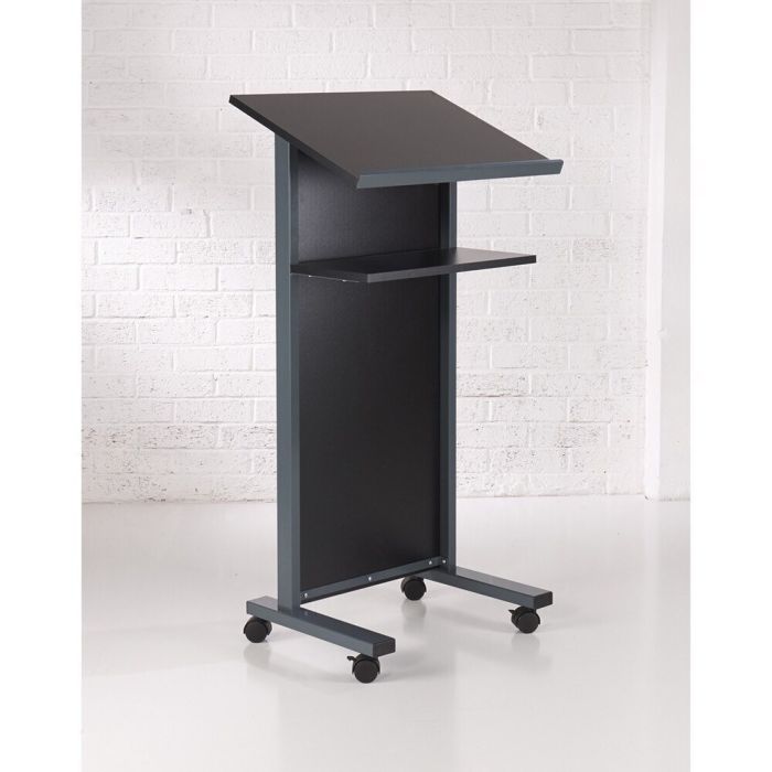Coloured Panel Front Lectern - Black Coloured Panel Front Lectern - Black
