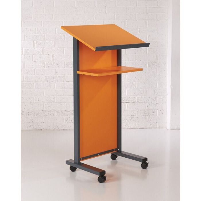 Coloured Panel Front Lectern - Orange Coloured Panel Front Lectern - Orange