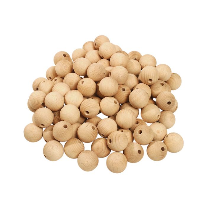 Sanded Wooden Balls. Pack of 10