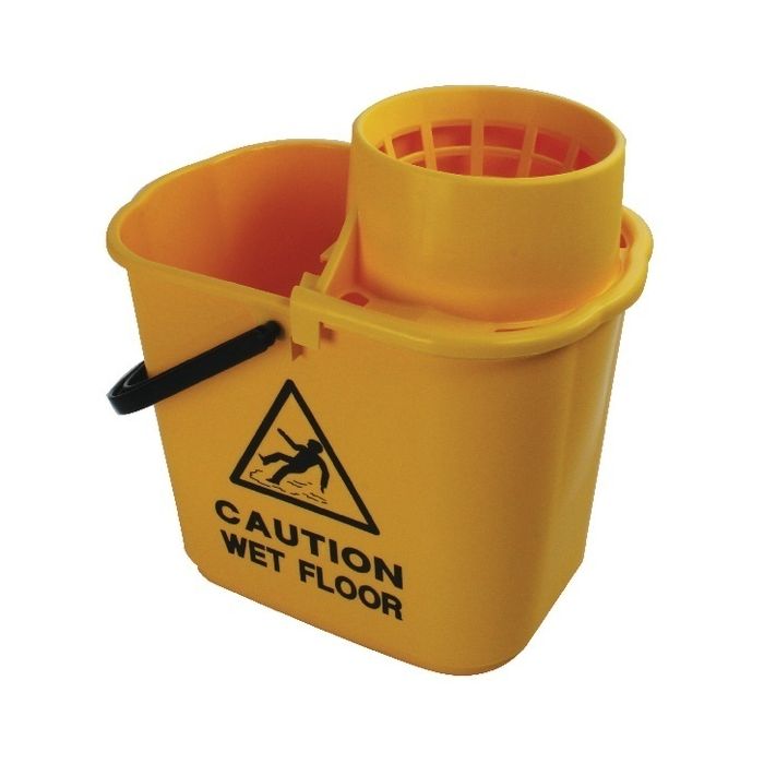 Professional Mop Bucket 15L - Yellow Professional Mop Bucket 15L - Yellow