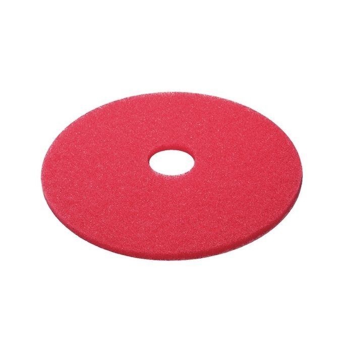 Buffing Floor Pad 15in - Red - Pack of 5