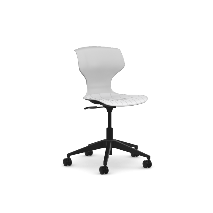 Cogni Task Chair (upholstered) - Black frame - Grey