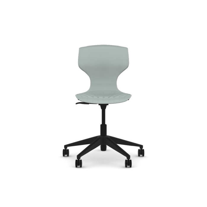 Cogni Task Chair (upholstered) - Black frame - Hazy Jade