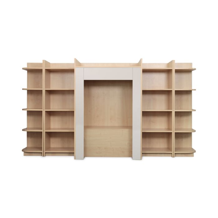 Pebble Library Storage - Grey