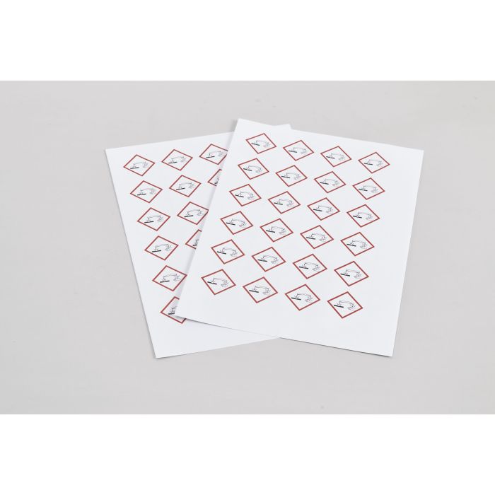 Hazard Warning Labels - Corrosive Agents GHS05