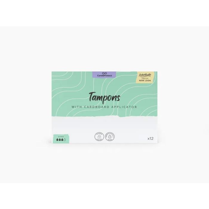 Care and Protect Super Applicator Tampons - Pack of 12