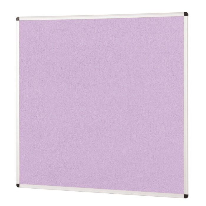ColourPlus Vibrant Noticeboard Aluminium Frame 1200 x 1200mm - Lilac ColourPlus Vibrant Noticeboard Aluminium Frame 1200 x 1200mm - Lilac