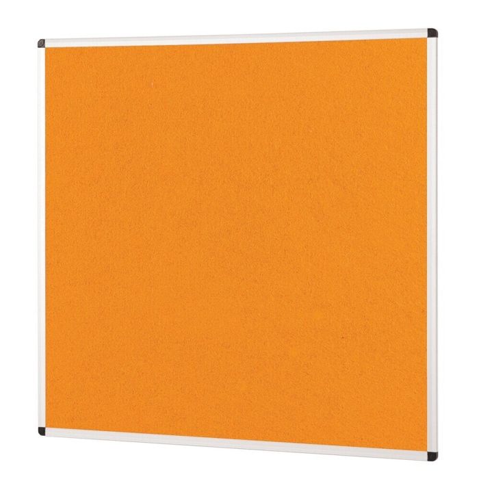 ColourPlus Vibrant Noticeboard Aluminium Frame 1200 x 1200mm - Orange ColourPlus Vibrant Noticeboard Aluminium Frame 1200 x 1200mm - Orange