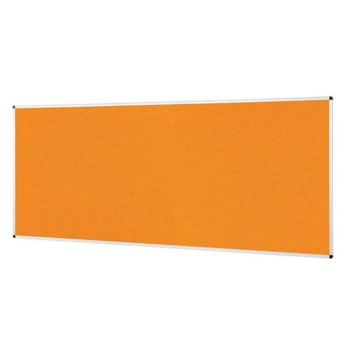 ColourPlus Vibrant Noticeboard Aluminium Frame 1200 x 2400mm - Orange ColourPlus Vibrant Noticeboard Aluminium Frame 1200 x 2400mm - Orange