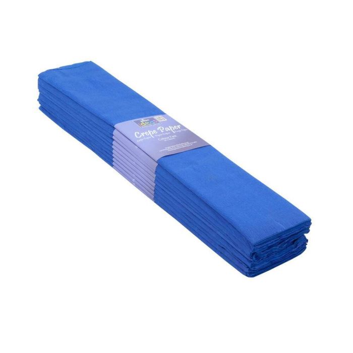 Crepe Paper Non-Bleed 50cm x 3m - Dark Blue - Pack of 10