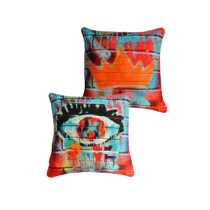 Graffiti Cushion Crown 60 x 60cm - Pack of 2