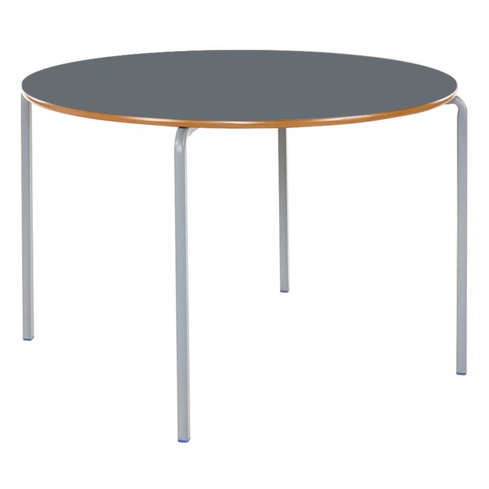Crushed Bent Circular Table- Dia 600mm 11-14Y Slate Grey