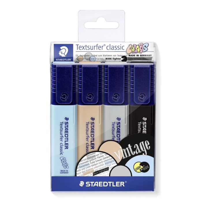 Staedtler Pastel Highlighters - Pack of 4 Staedtler Pastel Highlighters - Pack of 4