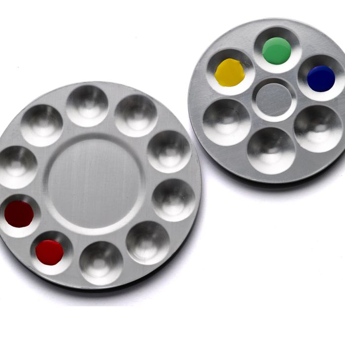 Round Aluminium Ten Well Palette Round Aluminium Ten Well Palette