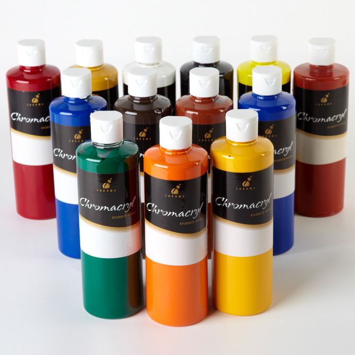 Chroma Chromacryl Acrylics 500ml Chroma Chromacryl Acrylics 500ml