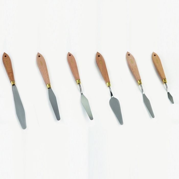 Specialist Crafts Artists' Pallete Knives. Set of 6 Specialist Crafts Artists' Pallete Knives. Set of 6