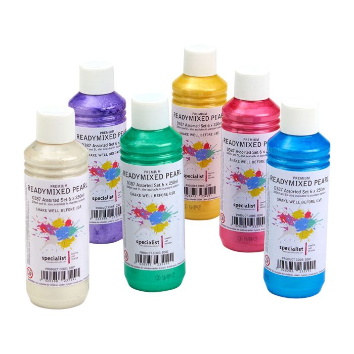 Specialist Crafts Premium Readymixed 250ml Pearl Set Specialist Crafts Premium Readymixed 250ml Pearl Set