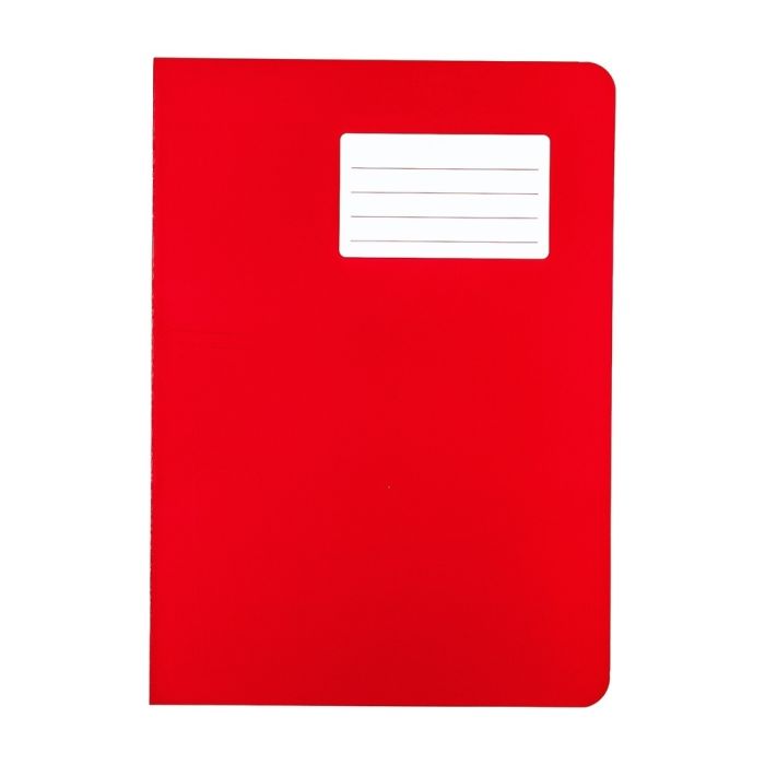 Durabook Exercise Books A4 80 Page 6mm F&M - Red - Pack of 50
