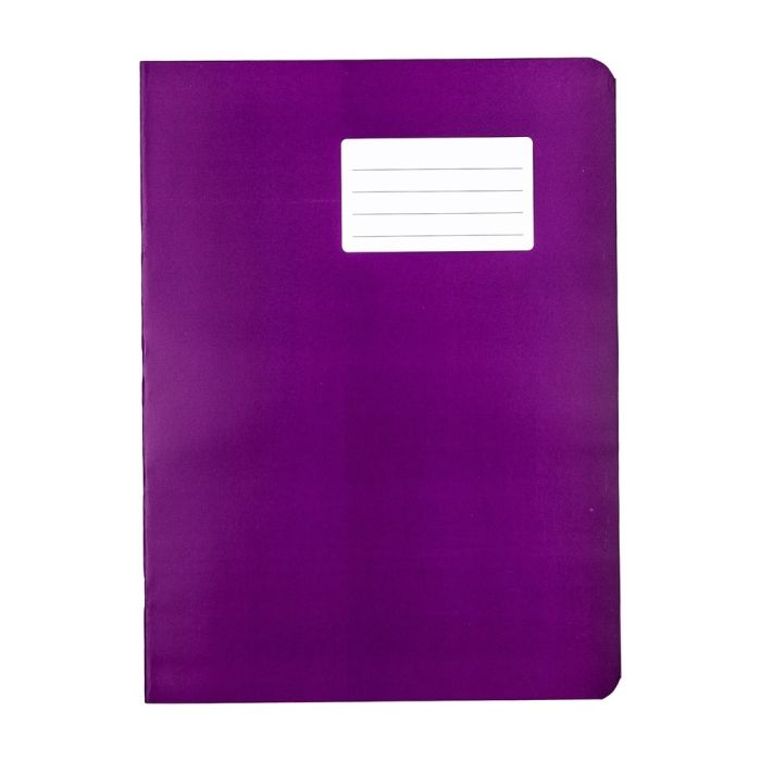 Durabook Exercise Books A4+ (320 x 240mm) 80 Page 8mm F&M - Purple - Pack of 50