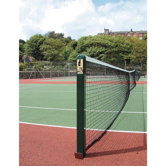 Harrod Sport Hard/Grass Tennis Court Post - Square - Green - Pair Harrod Sport Hard/Grass Tennis Court Post - Square - Green - Pair