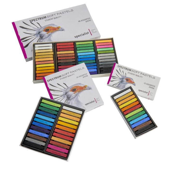 Spectrum Coloured Soft Pastels Spectrum Coloured Soft Pastels
