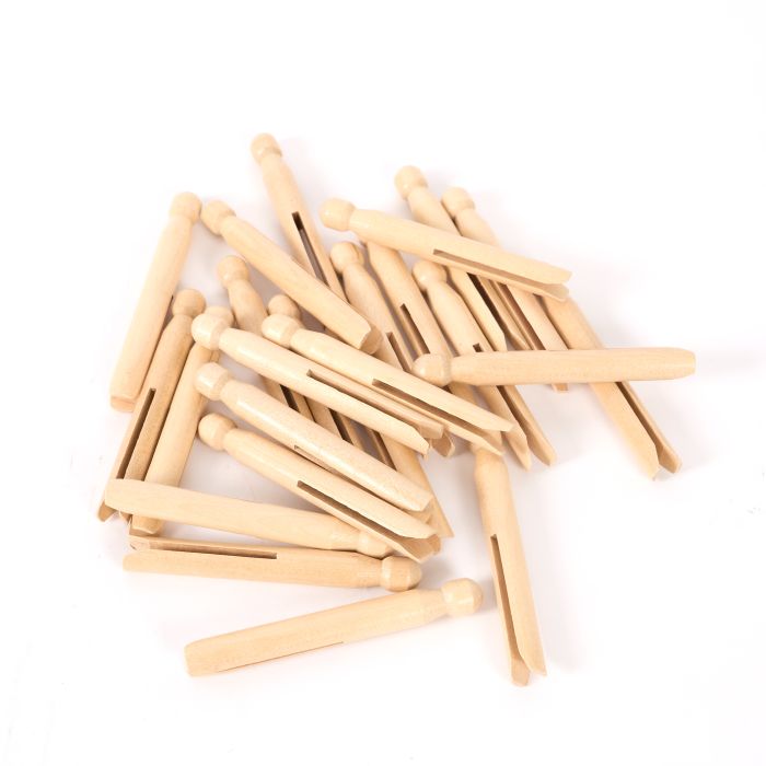 Classmates Wooden Dolly Pegs - Pack of 24
