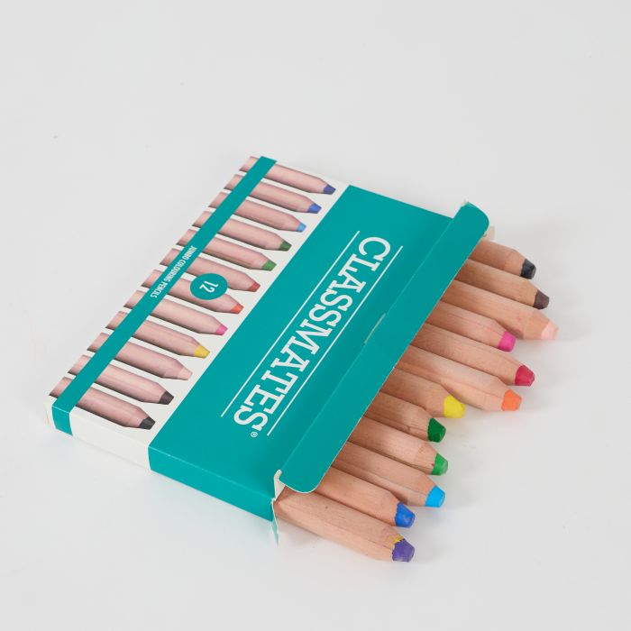 Classmates Jumbo Colouring Pencils - Pack of 12