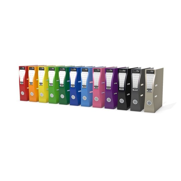 DuraFile Lever Arch File A4 - Assorted - Pack of 10 DuraFile Lever Arch File A4 - Assorted - Pack of 10