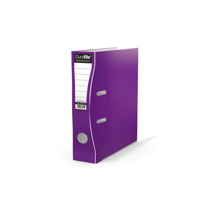 DuraFile Lever Arch File A4 - Purple - Pack of 10