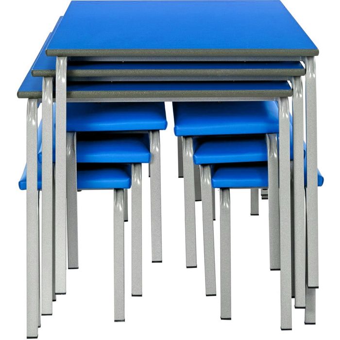Gala Infant Tables and Benches - Blue