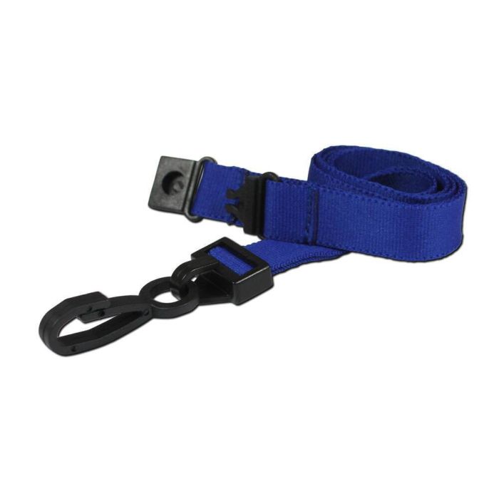Deluxe Breakaway Lanyard 15mm - Navy Blue - Pack of 10