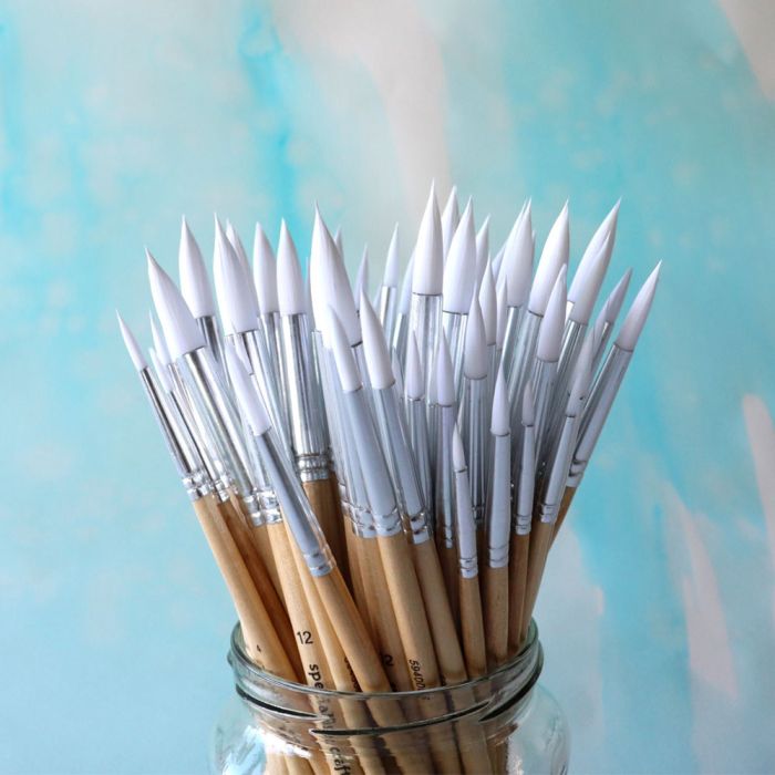 Student Round Synthetic Watercolour Bulk Pack. Pack of 60