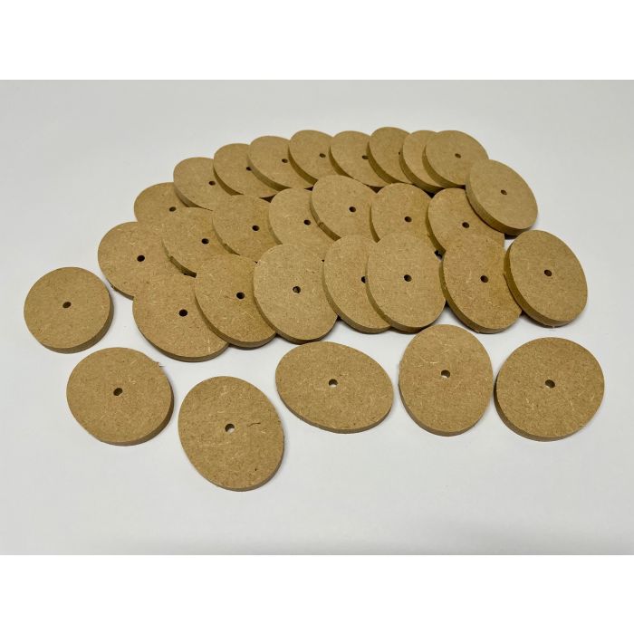 MDF Cams/5mm Hole Double Rise Pack of 30