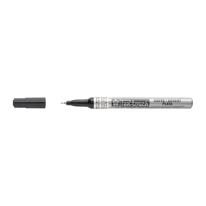 Sakura Pen-Touch Metallic Marker 0.7mm Extra-Fine Point - Silver