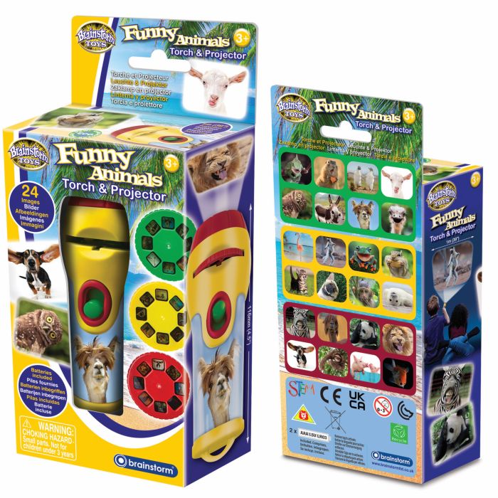 Brainstorm Toys Funny Animals Torch and Projector Brainstorm Toys Funny Animals Torch and Projector