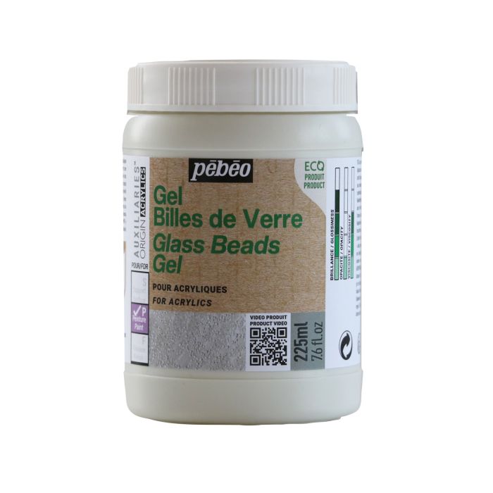 Pebeo Origin Acrylics Glass Beads Mortar - 225ml - Clear Pebeo Origin Acrylics Glass Beads Mortar - 225ml - Clear