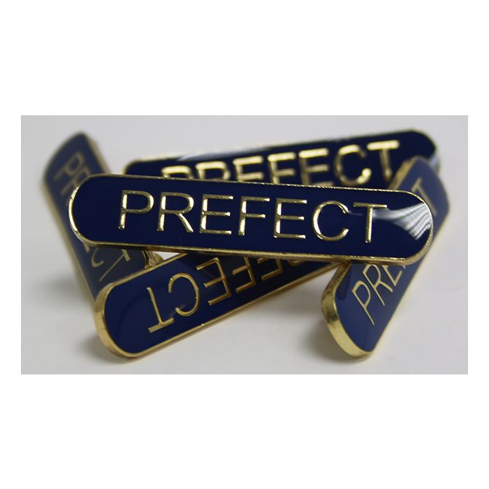 Prefect Bar Badge - Blue - Pack of 10
