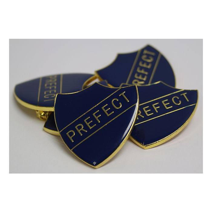 Prefect Shield Badge - Blue - Pack of 10