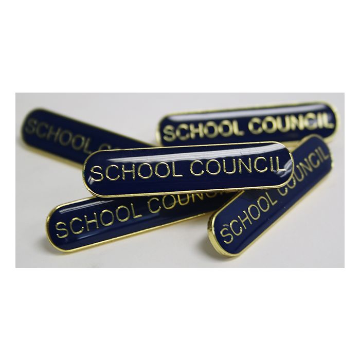School Council Badge - Blue - Pack of 10