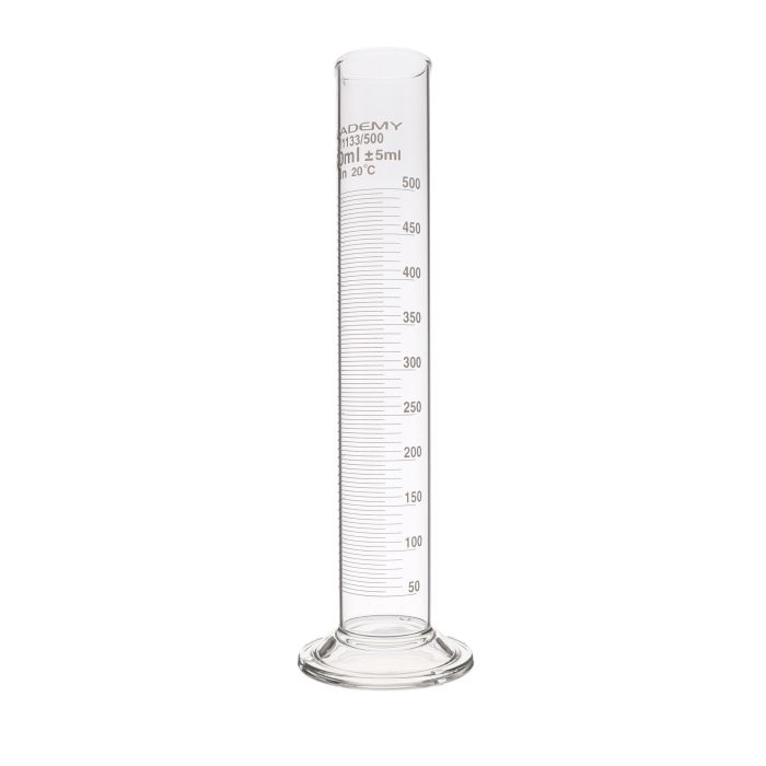 Academy Measuring Cylinder - 500ml - Pack of 2 Academy Measuring Cylinder - 500ml - Pack of 2