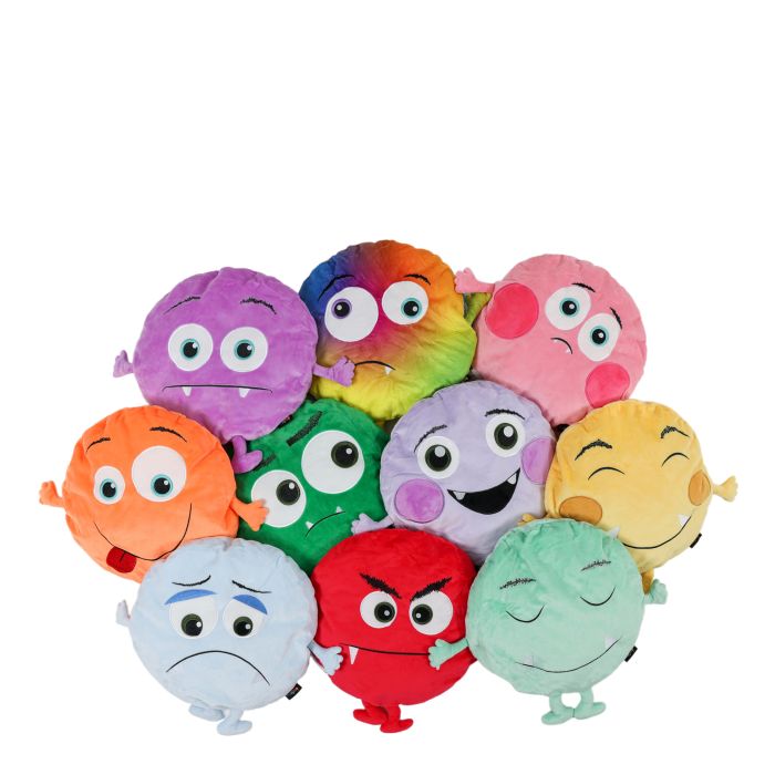 Monster Emotion Cushions - Pack of 10 Monster Emotion Cushions - Pack of 10