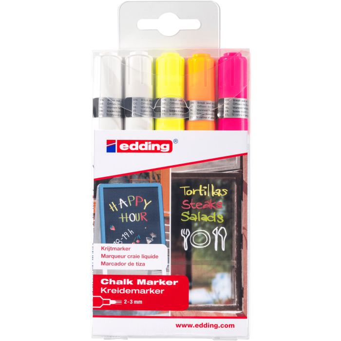 Neo Chalk Markers Set 4095.5 - Pack of 5
