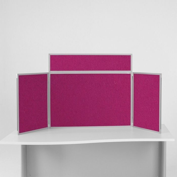 Mini Busyfold Light Table Top Kit With Header & Carry Bag - Magenta Mini Busyfold Light Table Top Kit With Header & Carry Bag - Magenta