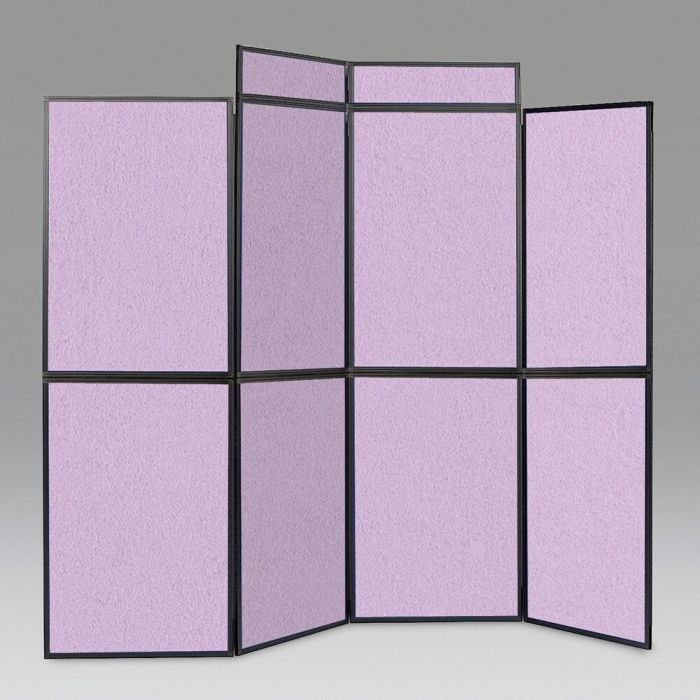 Busyfold Light 6 Panel Folding Kit With Header & Carry Bag - Lilac